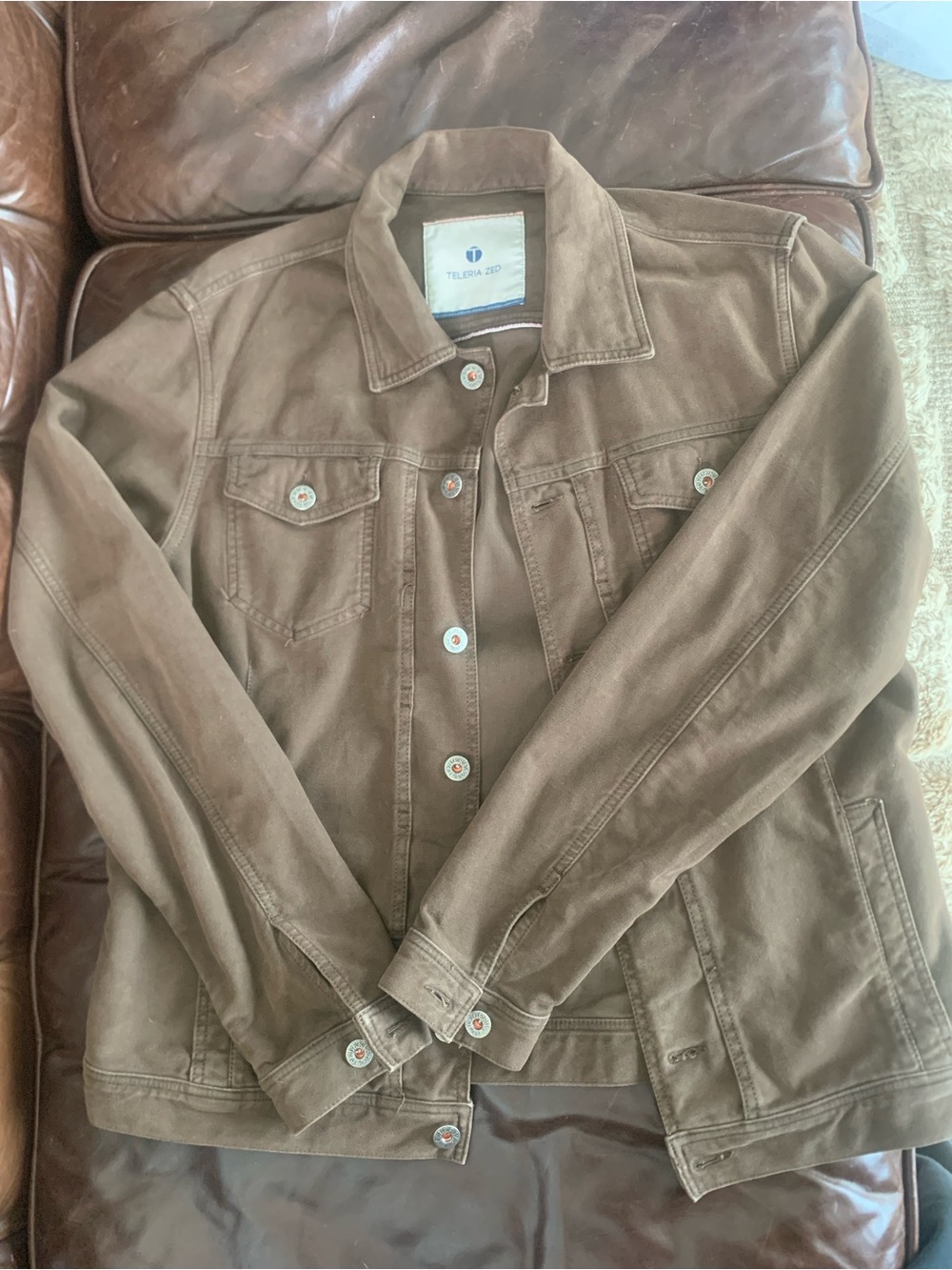 Teleria Zed Brown Men's Casual Jacket
